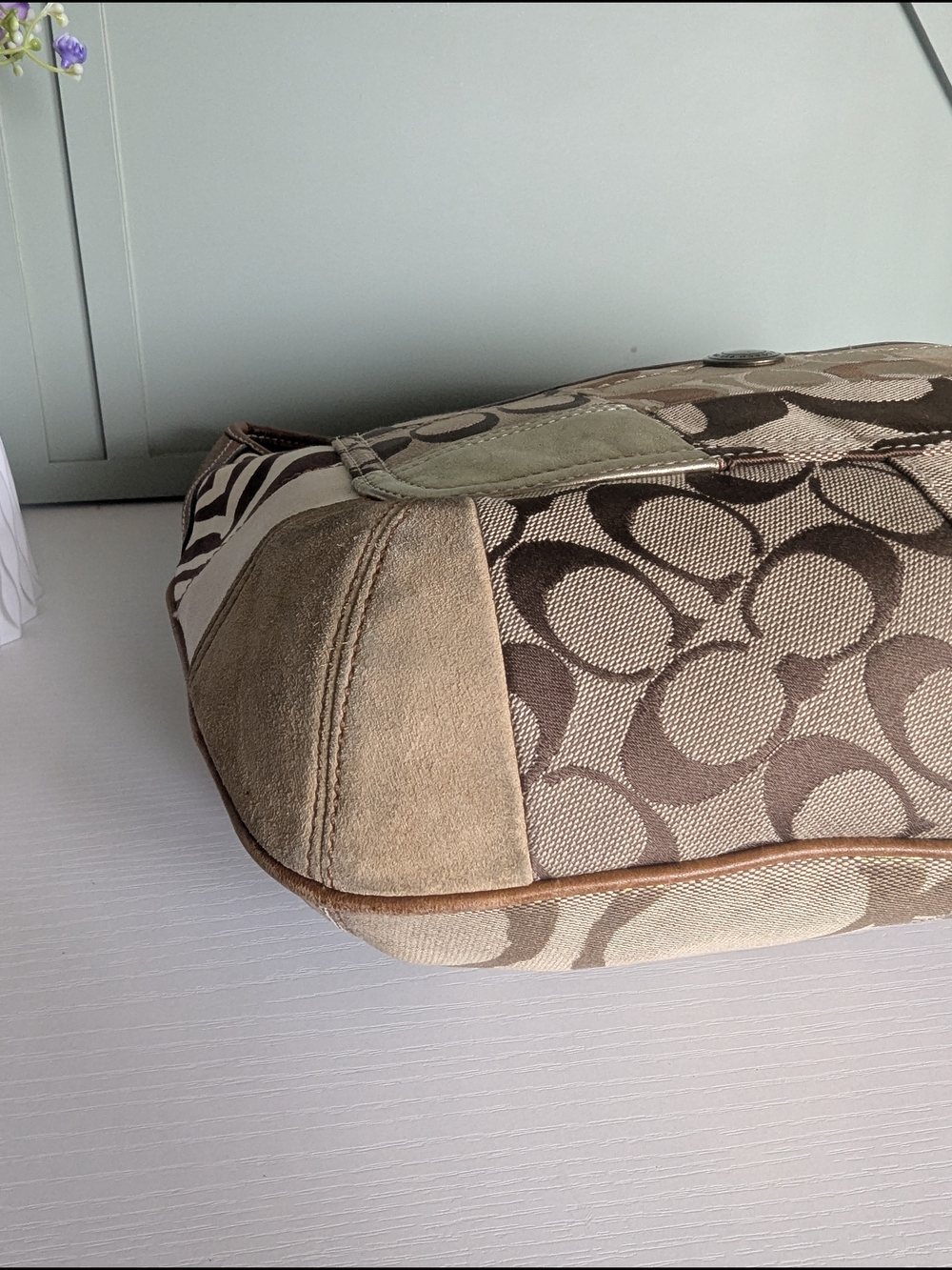 Coach Vintage  Ergo Signature Patchwork Hobo Bag, - Picture 8 of 13
